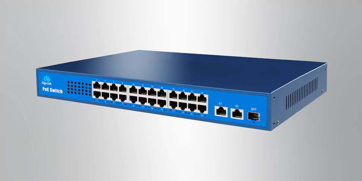 You are currently viewing Gigalink RR-GB2421B 24 Port PoE Switch